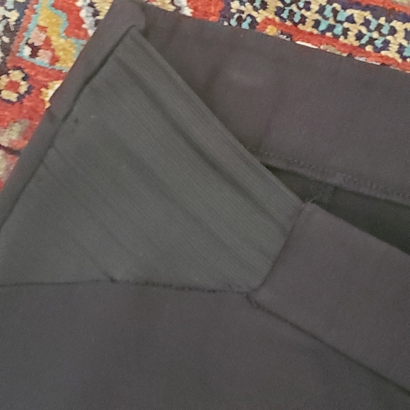 J CREW PIXIE PANT BLACK 16R. SLIP ON SIDE ZIP. ELASTIC PANEL SIDES. STRETCH - Picture 5 of 8